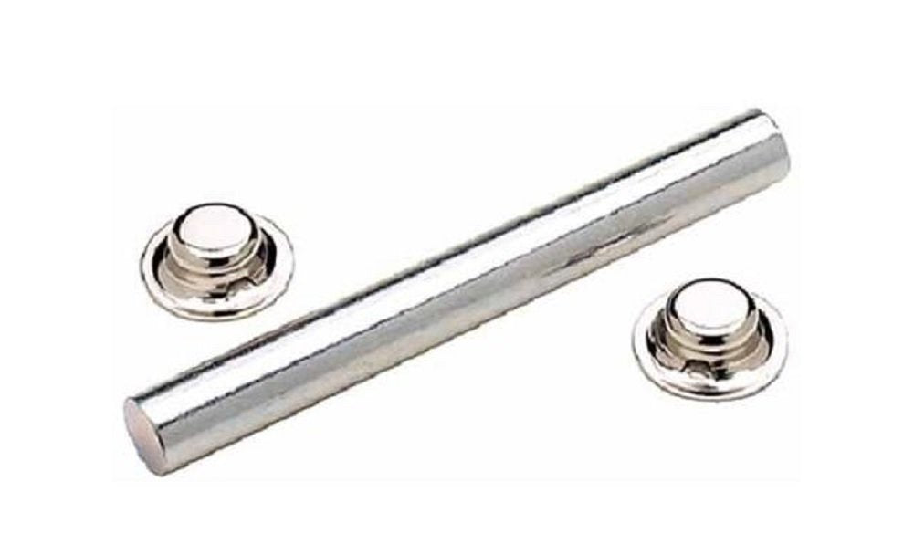 Seachoice 55731 Zinc Plated Steel Roller Shaft Includes 2 Pal Nuts