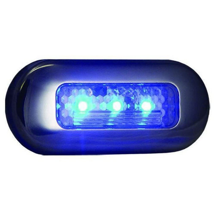 TH Marine LED-51823-DP T-H Marine LED Oblong Courtesy Light w/ SS Bezel