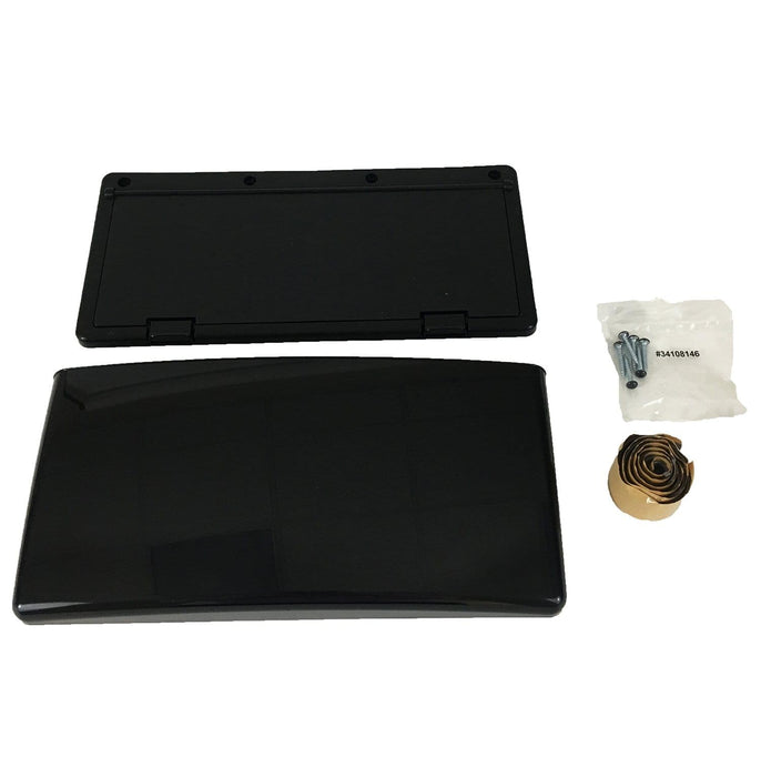 B&B Molders 94277 94286 Square Slide Out Cap, 4.5" , Black
