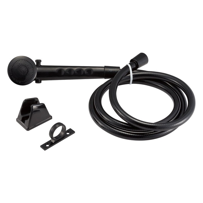 Dura Faucet DF-SA130-BK Economy Single Function Shower Wand & Hose Kit, Black