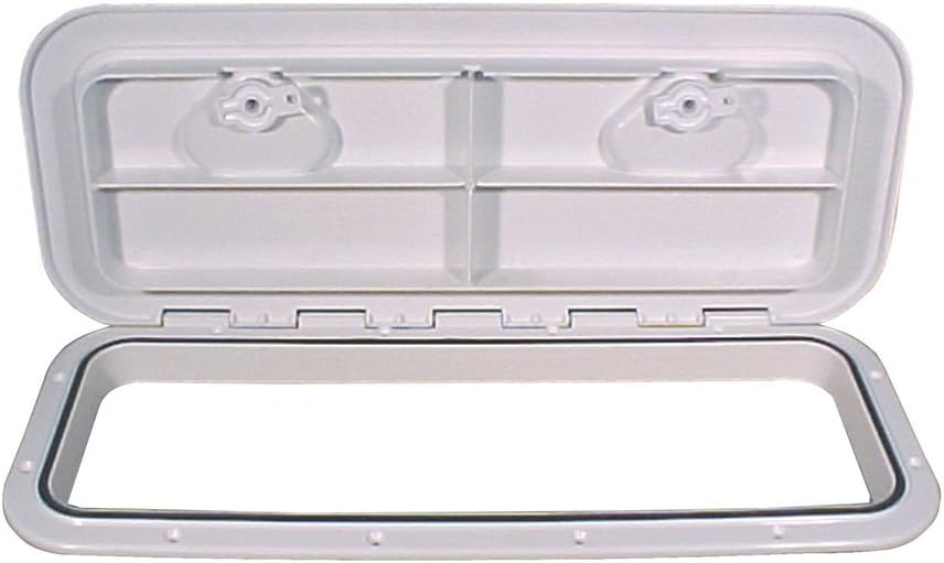 Beckson Marine HT1024-W Hatch White 1/2" Thick Od-9-1/2X23-7/8/Id-6X20-1/2