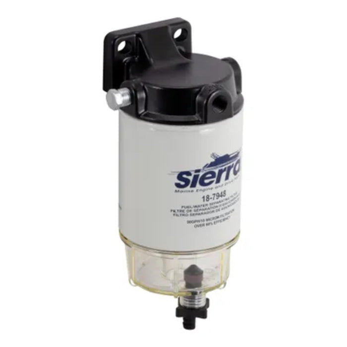 Sierra 18-99189 Fuel/Water Separator Gas Kit w/ Clear Bowl For Racor