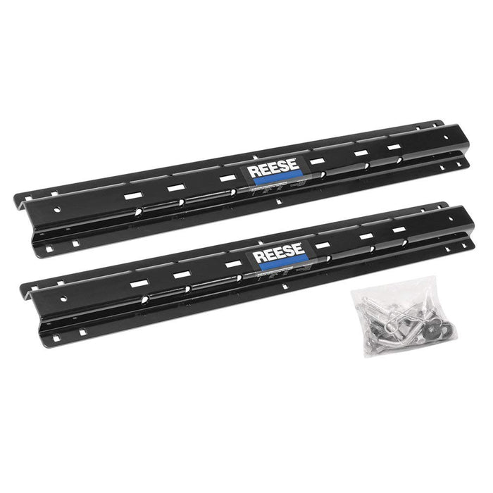 Fulton 30153 Reese Outboard Fifth Wheel Rail Kit for Custom Quick Install, Brackets