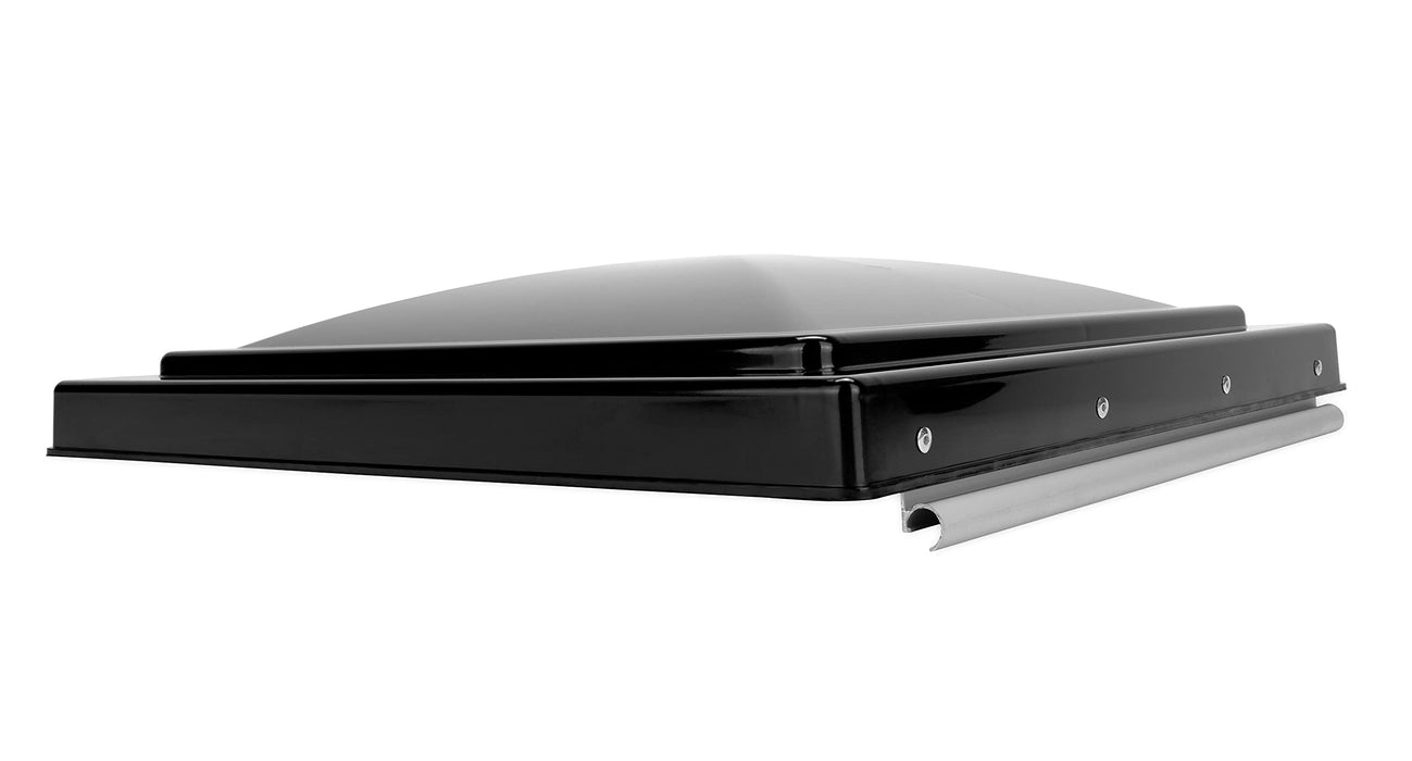 Camco 40172 Unbreakable Polycarbonate Elixer Vent Lid 14" x 14", Black