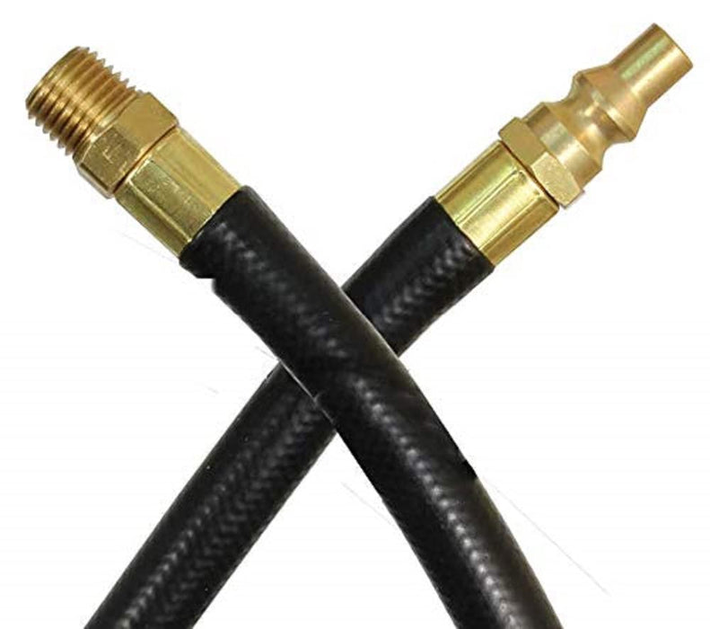 JR Products 07-31575 RV Thermoplastic Appliance Hose w/ 1/4" Male Pipe Thread &, Quick Disconnect Male Ends