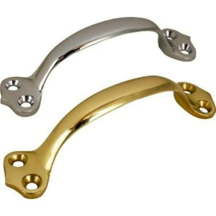 Sea Dog 222348-1 SeaDog Deluxe 6" Lift Handle, Chrome/Brass