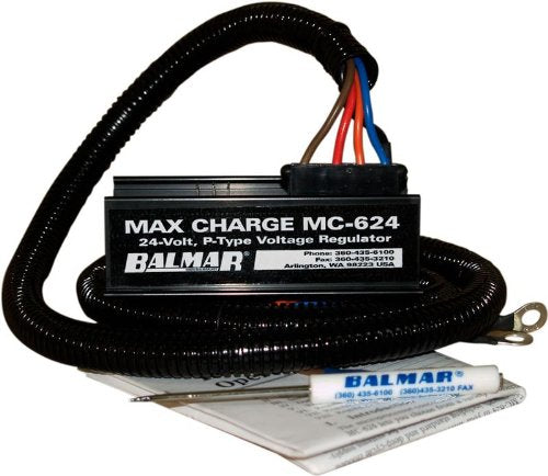 Balmar MC-624 Max-Charge MC614 Voltage Regulator, 24V w/o Harness