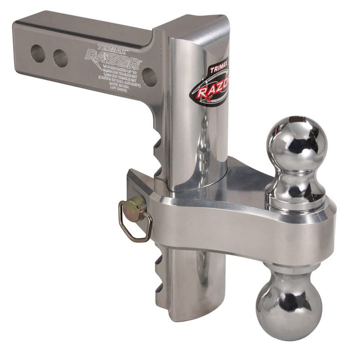 Trimax Locks TRZ8AL-RP Trimax Adjustable 8' Drop Aluminum RV Hitch