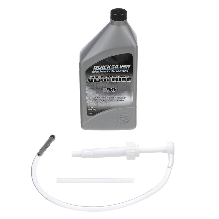 Mercury 92-8M0222069 Quicksilver High Performance SAE-90 Gear Lube and Pump