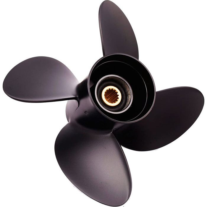 Solas Propeller 3413-138-19 Solas Amita 4 Aluminum 4-Blade Propeller for Johnson, Evinrude