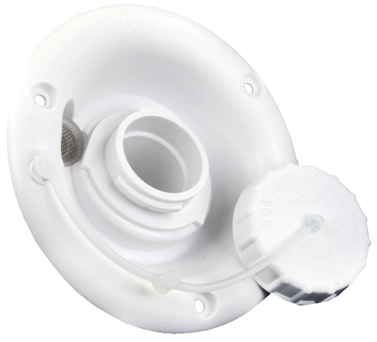 B&B Molders 94247 Gravity Water Dish, Polar White