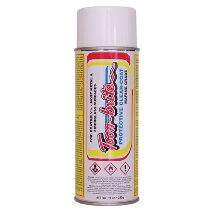 Toonbrite PA1000 Toon-Brite Aluminum, Metal & Fiberglass Protective Clear-Coat, 12 oz.