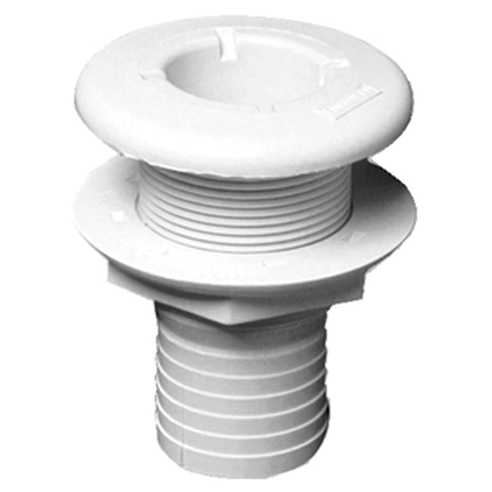 Forespar 906026 CF253 Marelon Hose Tailpipe Mushroom Head Thru Hull w/Nut, White