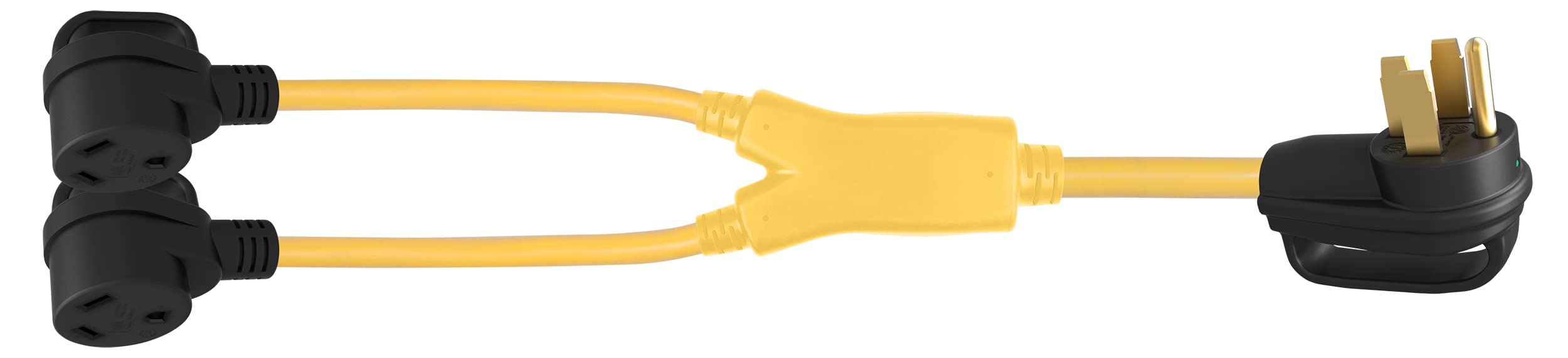 Weekender 503030YA ParkPower "Y" Adapter, 50A Male to (2) 30A Female