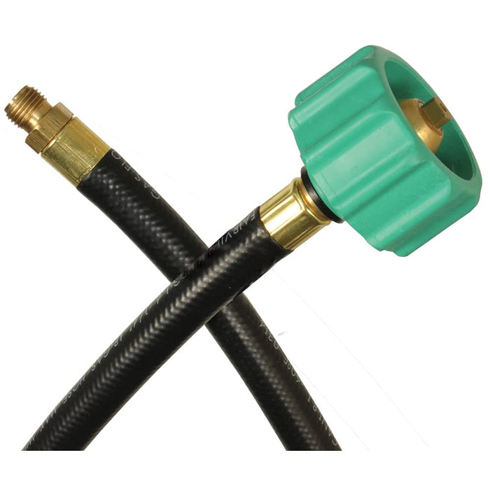 JR Products 07-31545 RV Thermoplastic Pigtail Hose w/ 1/4" Male Pipe Thread End
