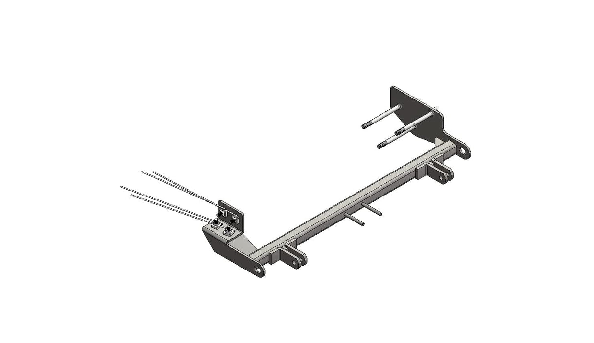 Blue Ox BX1118 Standard Tab RV Tow Baseplates for 2002-2004 Jeep Wrangler, (Includes Sport)