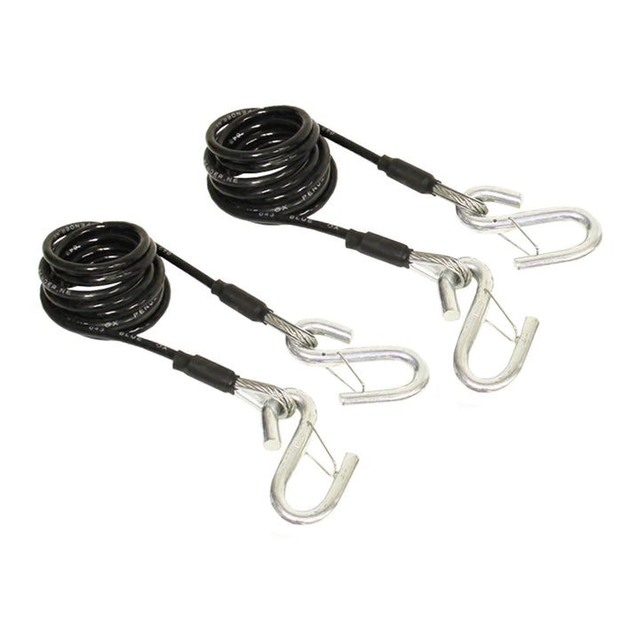 Blue Ox BX88196 Class III 5,000 lb 7' RV Safety Cable Kit, 1 pr.