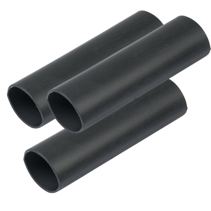 Ancor 326124 Marine Grade Heat Shrink Heavy Wall Battery Cable Tube for 8-2/0, 12" Black