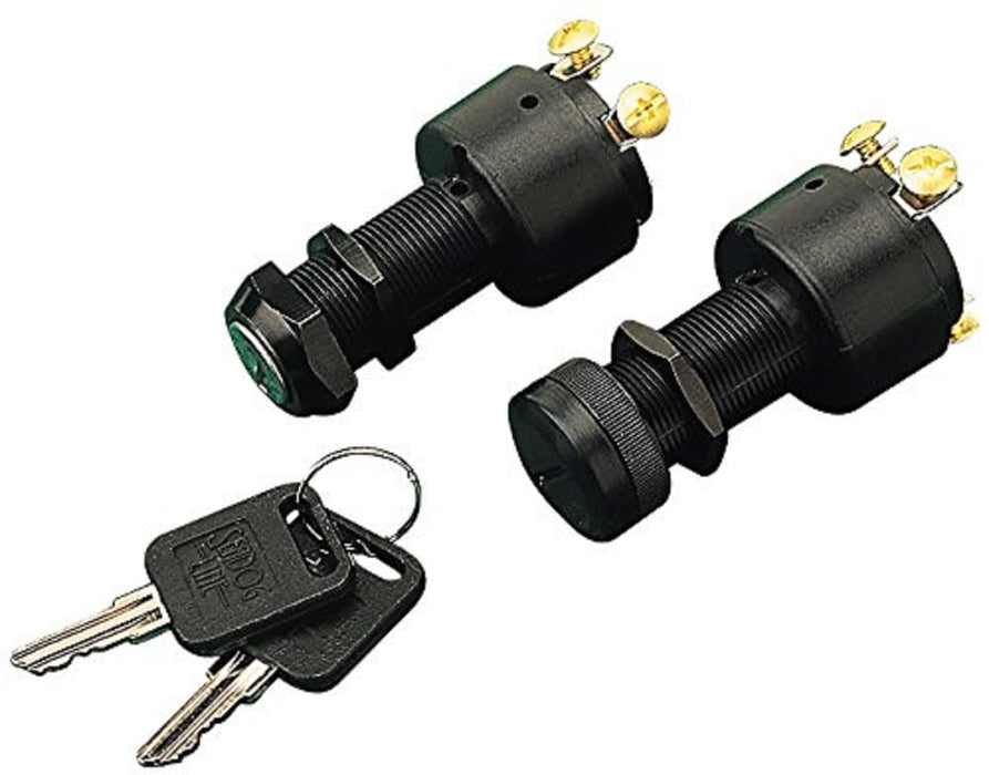Sea Dog 420366-1 Sea-Dog Switch 3 Position Polypropylene Ignition Switch w/Boot