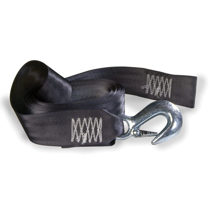 Tie Down Engineering 50475 Winch Strap With Heavy Duty Forged Latch Hook