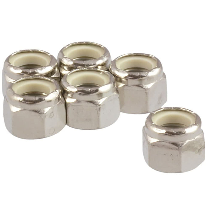 SeaStar HF6008 1/2" NF Nylon Brass Nuts, 6/sets