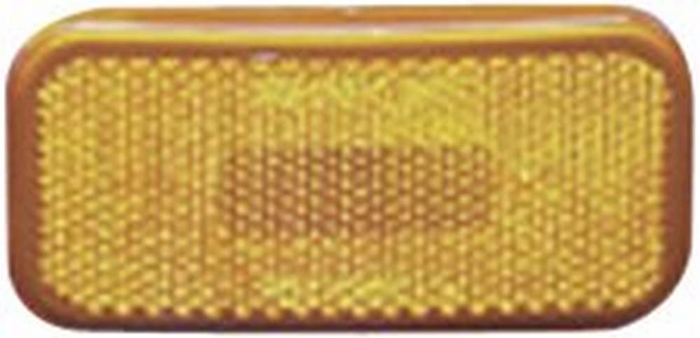 Fasteners CMD-003-59 Clearance Light, Modern 12V, Amber Lens (K-58), Size: 3-7/8" x 1-7/8" x 1-3/4"
