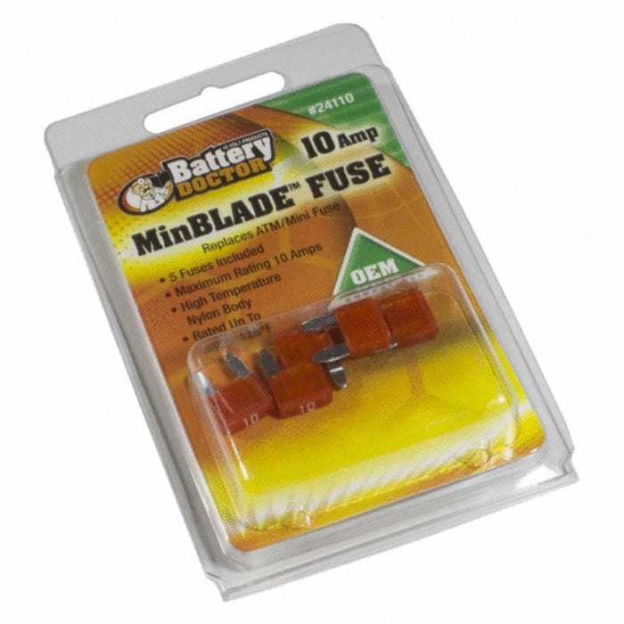 Wirthco 24115 Battery Doctor Minblade Fuses, 15A, 5/Pk