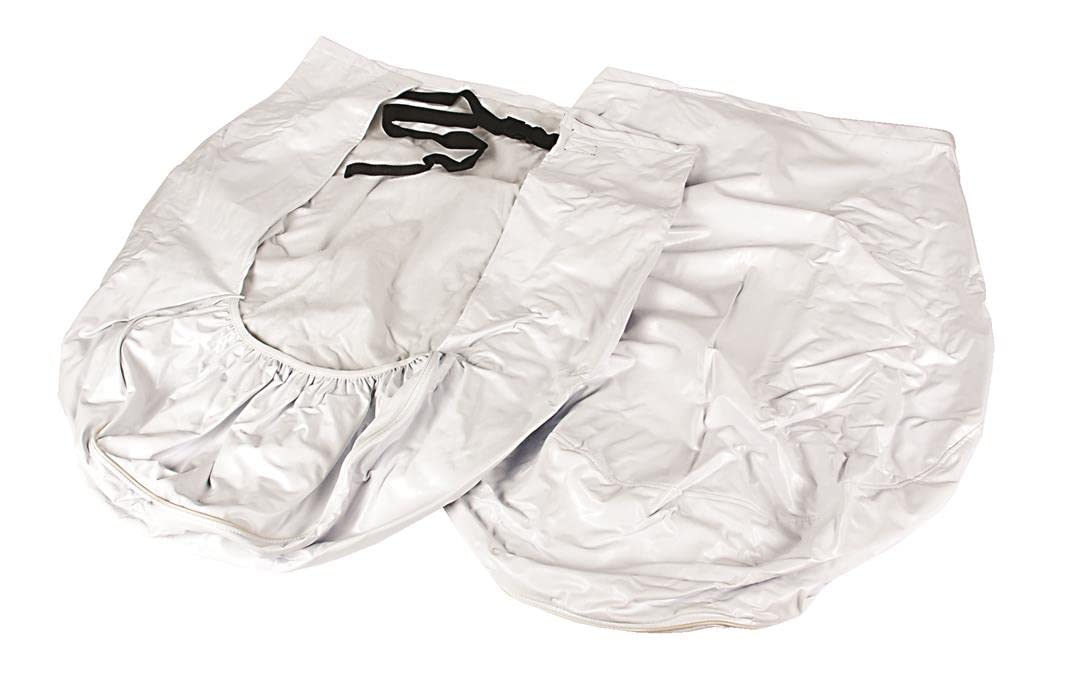Camco 45322 Tire & Wheel Protectors, 27"-29", Arctic White, 1 pr.
