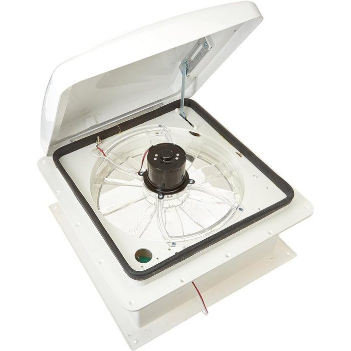 Hengs SV1113-G4 Zephyr Hi-Performance White RV Roof Vent w/Rain Sensor