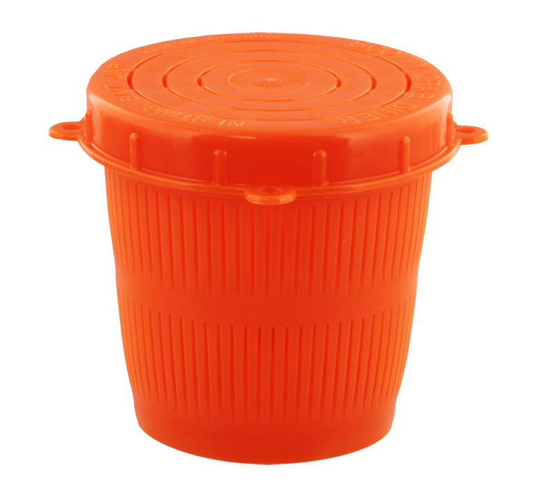 Scotty 672 672 0.5L Vented Bait Jar, Florescent Red, 100/case
