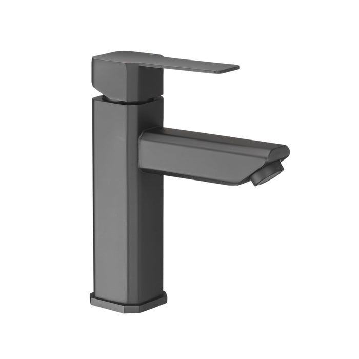 Dura Faucet DF-ML803LQ-MB Modern Angular Lavatory Faucet, Matte Black