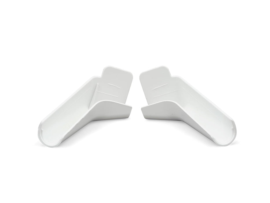 B&B Molders 94173 Rain Gutter Spout, Large, Polar White