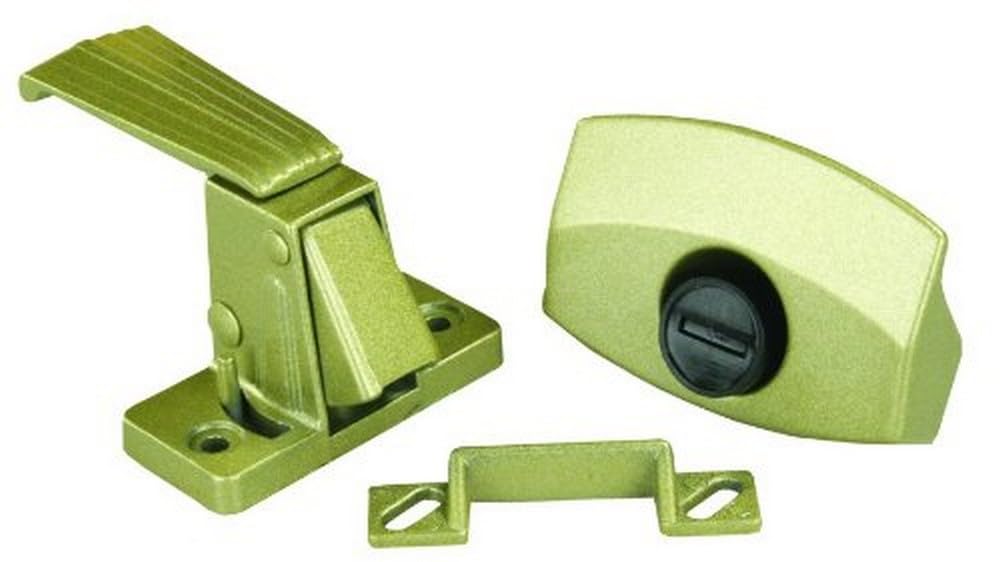 JR Products 20515 Gold Finish Privacy Latch for RV Interior Doors