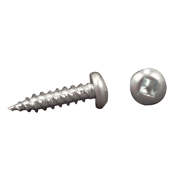 AP Products 012-PSQ500 8X1-1/4 Pan Head Square Recess Screw, 8 x 1-1/4, Zinc, 500/pk