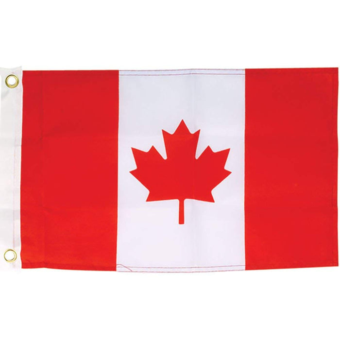 Seachoice 78221 12" x 18" Nylon Print Dyed Canada Flag