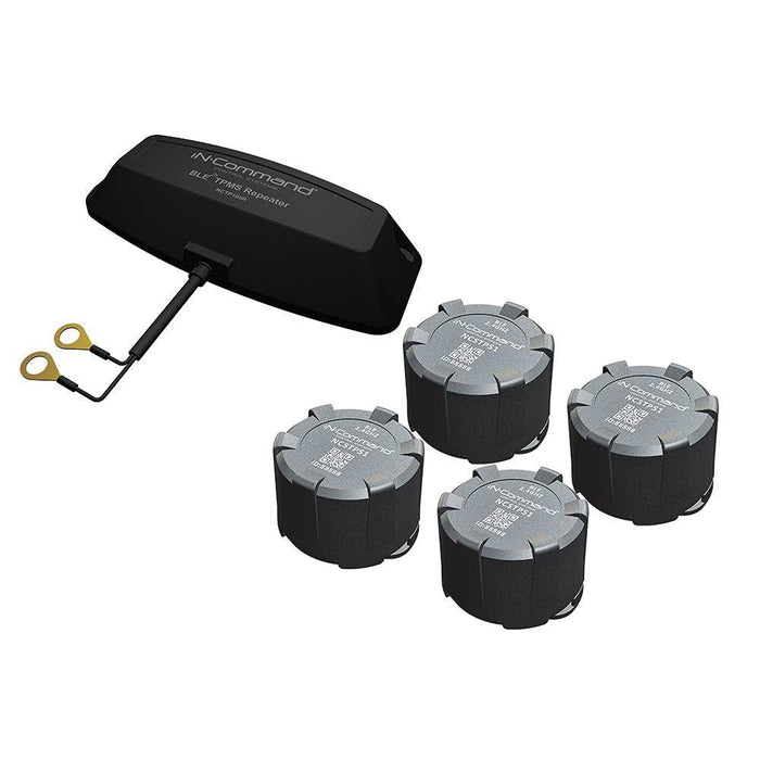 iN-Command NCTP100 Tire Pressure Monitoring System 4 Sensor & Repeater Package