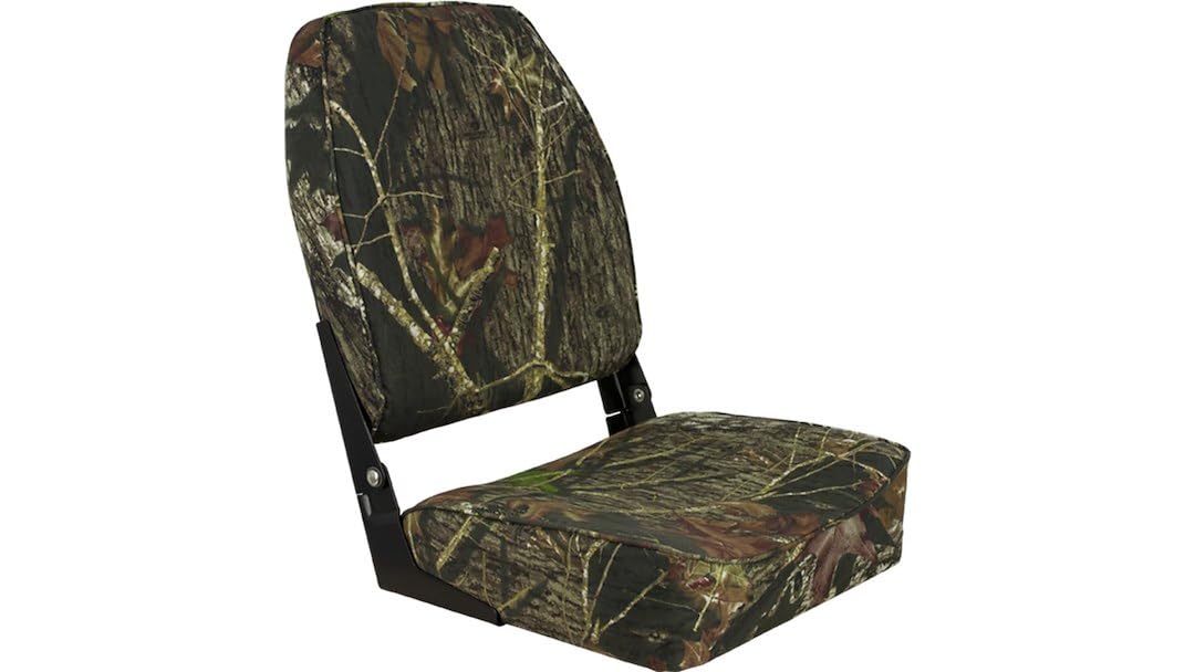 Springfield 1040646 High Back Folding Seat, Mossy Oak Break-Up
