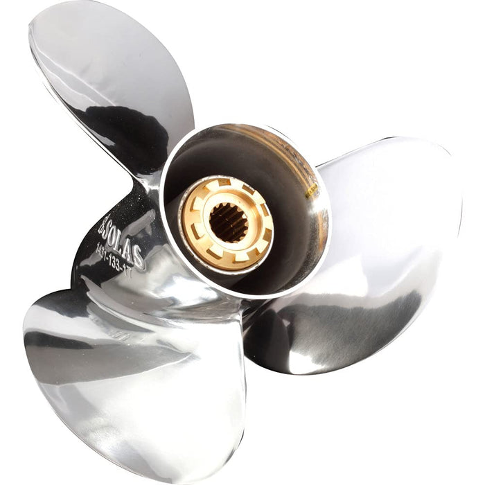 Solas Propeller 5331-110-15 Solas New Saturn SS 3-Blade Propeller for Mercury