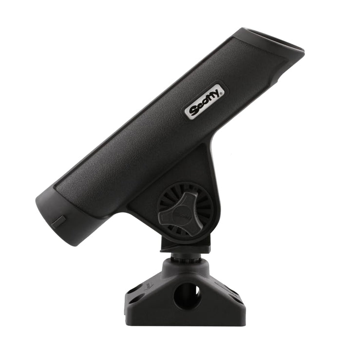 Scotty 0350-BK 350 Rodmaster II Rod Holder w/#241 Combination Side/Deck Mount, Black, 12/case