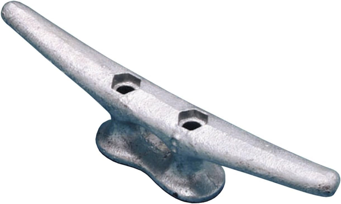 Dock Edge DE2806F Cast Iron Dock Cleat, Galvanized, 6"