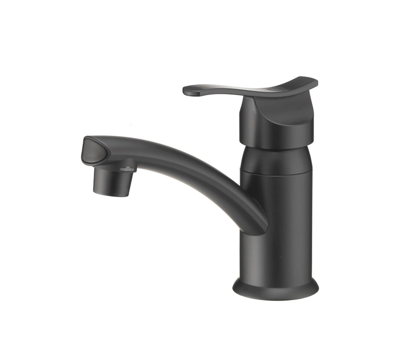 Dura Faucet DF-PL200-MB Single Lever Centerset Lavatory Faucet, Matt Black