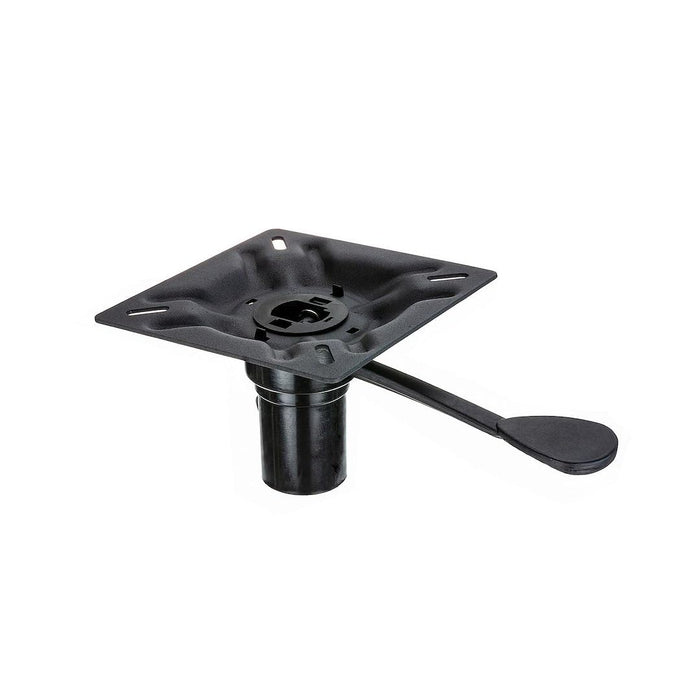 Attwood 238153-1 SwivlEze 238 Series Seat Mount, Forward Handle, 3° Angle, Plated Steel, Bulk