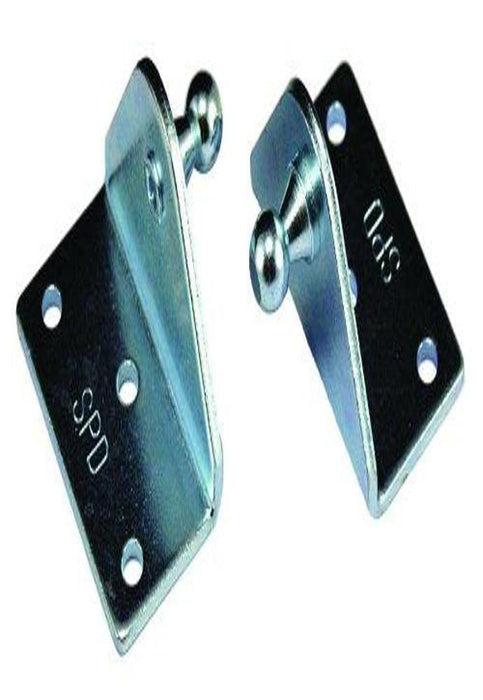 JR Products BR-1060 Gas Spring Mounting Brackets Angled, 2/pk