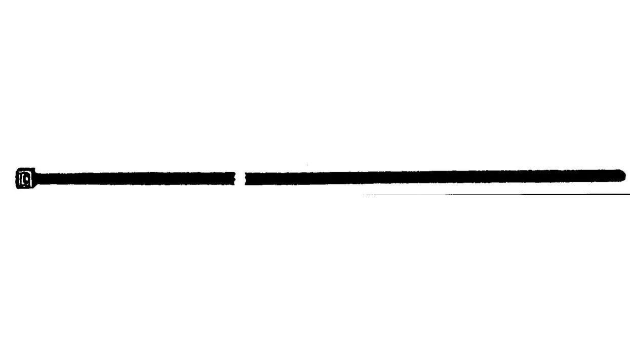 TH Marine 075B-RAD-M-DP Radius Cable Black 7-1/2" 1000/Pk
