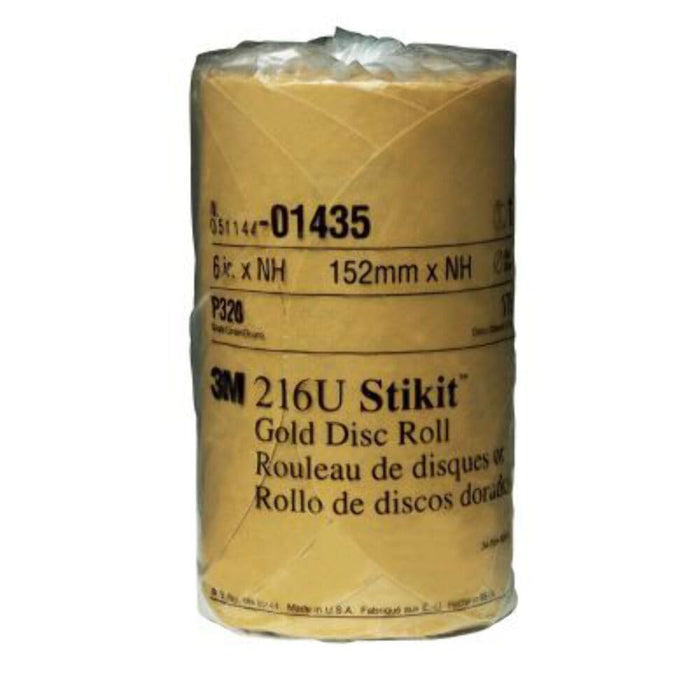 3M 1435 6" Gold Stikit Roll Disc P320A
