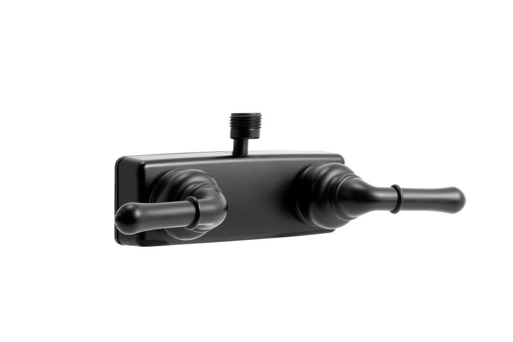Dura Faucet DF-SA100C-MB Kitchen Faucet, Valterra PF231765 8" Premium Slimline Single Handle Pull Down, Matte Black