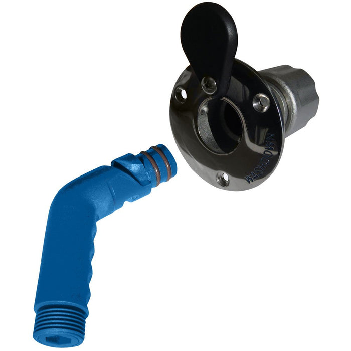 Johnson Pump JP-61121 Flush Mount Deck Wash Fitting