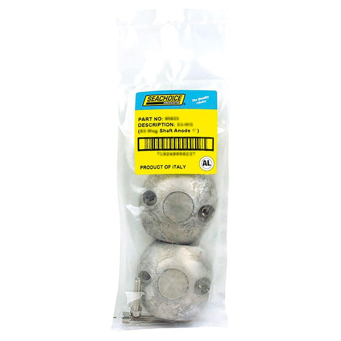 Seachoice 95626 Streamlined Shaft Anode w/Allen Screw, Aluminum, Model X5, Size 1-1/4"