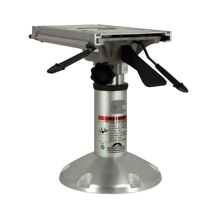 Springfield 1250250-L1 Low-Profile Mainstay Package, 12-1/2" to 15-1/2" Height, Includes Pedestal, Base, Slide & Swivel