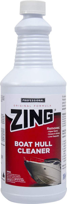 Zing Cleaners 10007 Qt Zing Professional Boat Hull Cleaner @12